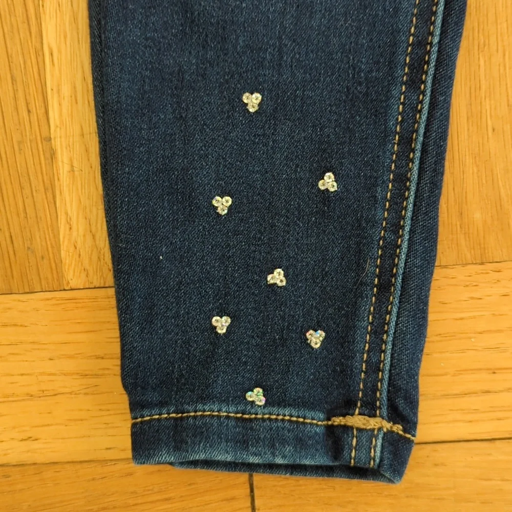 Carter's Two Pair Girls Denim Elastic Waist Jeggings Size 3T